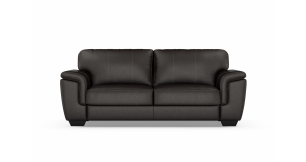 Cooper 2.5 Division Leather Couch, Brown