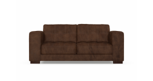 Cassidy 2.5 Division Leather Couch, Spice