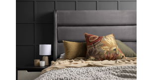 Florence Single Headboard, Grey