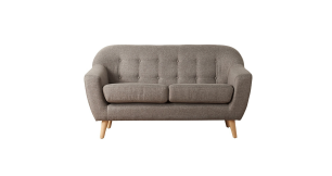 Jobi 2 Seater Couch, Grey