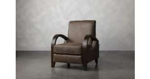 Millennium Full Leather Chair, Andes Brown
