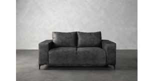 Zeppelin 2.5 Seater Couch, Grey