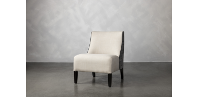 Eco Contrast Back Occasional Chair, Husk