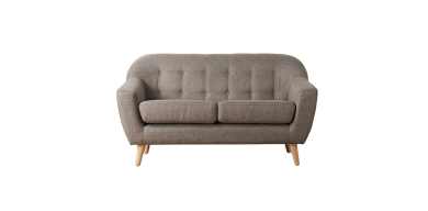 Jobi 2 Seater Couch, Grey